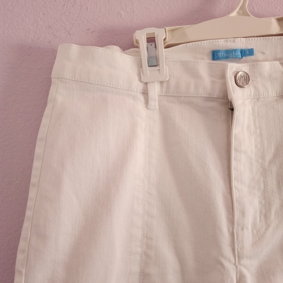 J. Mclaughlin Rainey straight leg jeans front seam kick flare ankle Lenght - Picture 6 of 12